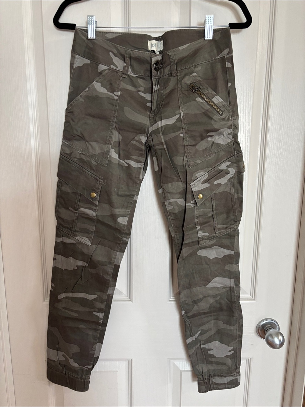 Jolt Olive Camo Utility Cargo Pants